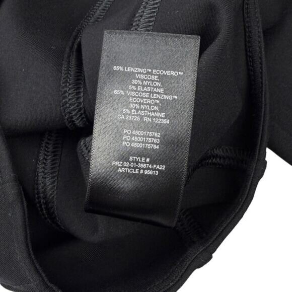 Aritzia Sunday Best Black Marerick Long Sleeve Corset Cropped Zip Front Small - Picture 8 of 9